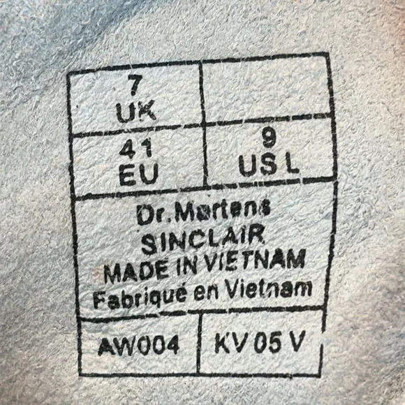 Doc Dr. Martens Women’s White Sinclair Milled Nappa Leather Platform Boots - Picture 8 of 9